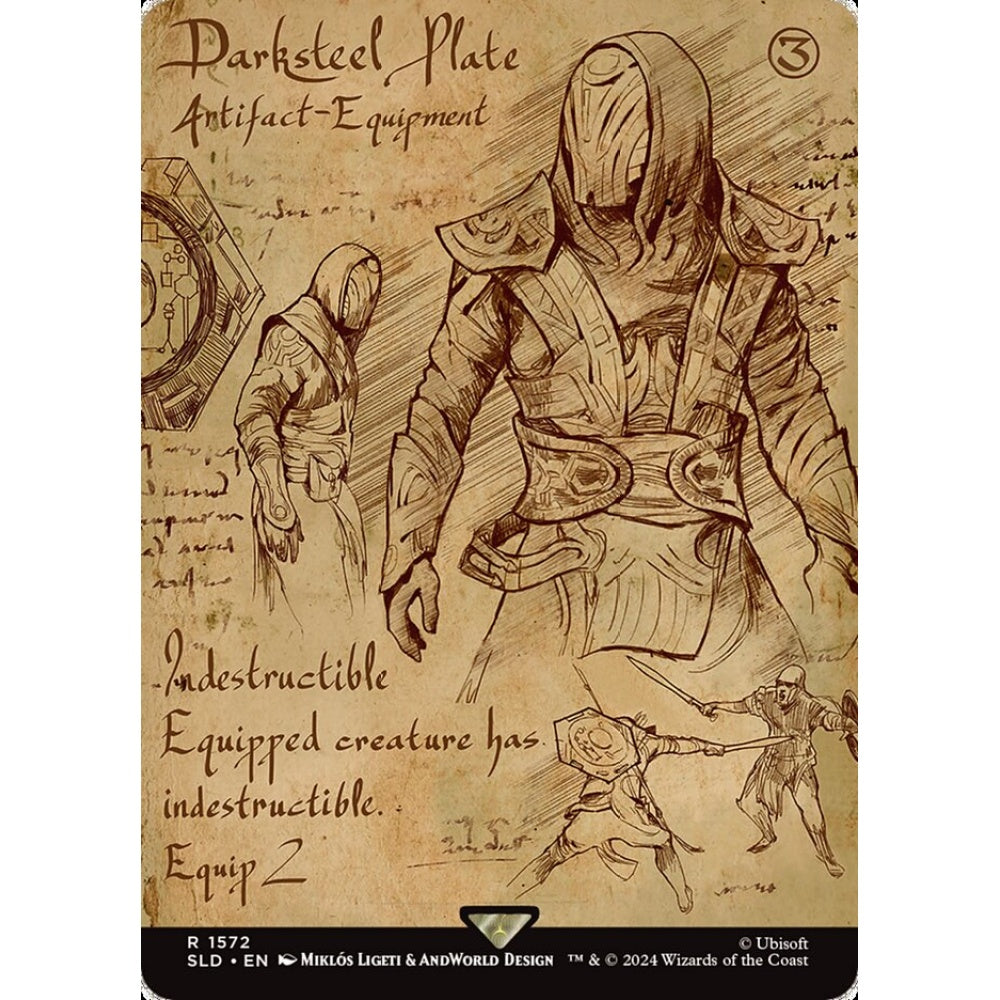 Darksteel Plate rare 1572 Magic the Gathering Secret Lair Drop
