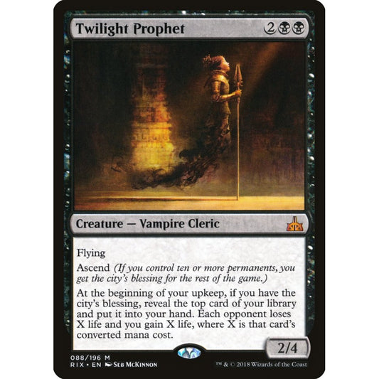 Twilight Prophet mythic 88 Magic the Gathering Rivals of Ixalan