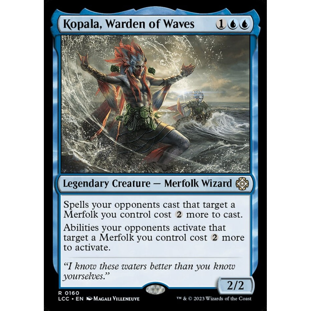 Kopala, Warden of Waves rare 160 Magic the Gathering The Lost Caverns of Ixalan Commander