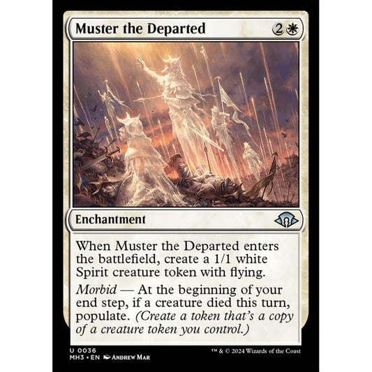 Muster the Departed, 36, uncommon, Magic: The Gathering, Modern Horizons 3