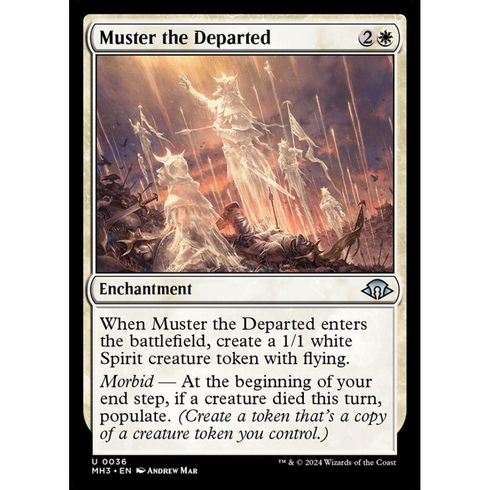Muster the Departed, 36, uncommon, Magic: The Gathering, Modern Horizons 3