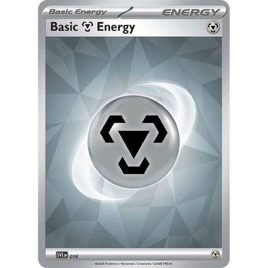 Basic Metal Energy Fixed 16 Pokemon Card Game Scarlet & Violet Energy