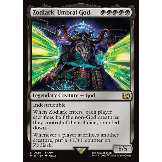 Zodiark, Umbral God rare 128 Magic the Gathering Final Fantasy
