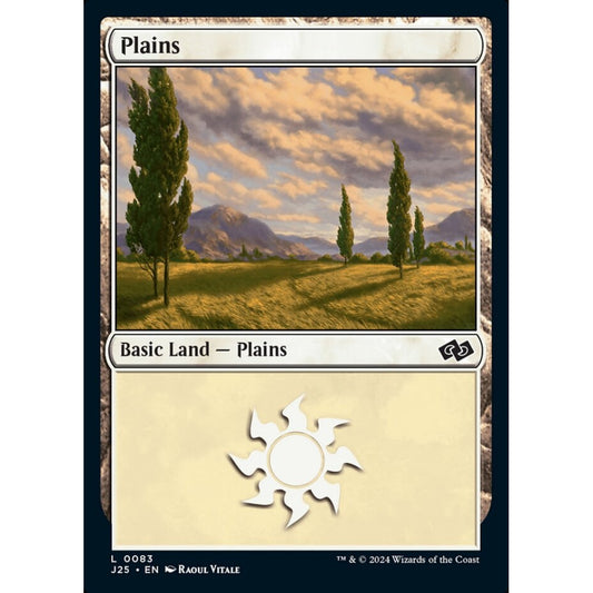 Plains, 83, common, Magic: The Gathering, Foundations Jumpstart