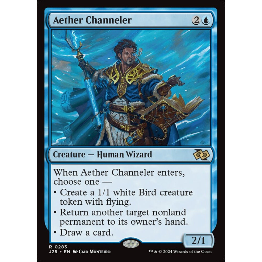 Aether Channeler, 283, rare, Magic: The Gathering, Foundations Jumpstart