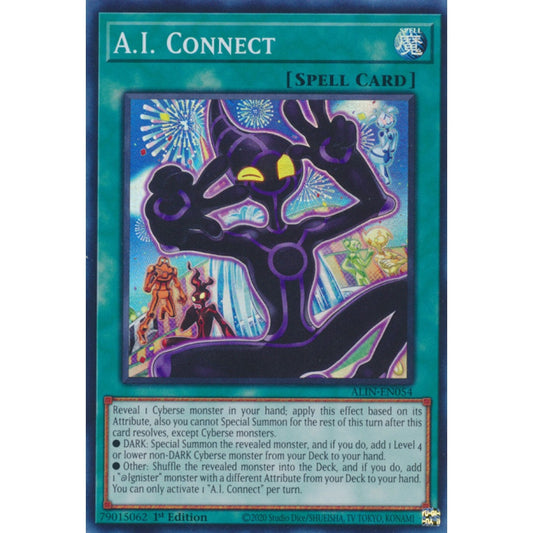 A.I. Connect ALIN-EN054 Super Super Rare Yu-Gi-Oh Alliance Insight in Art