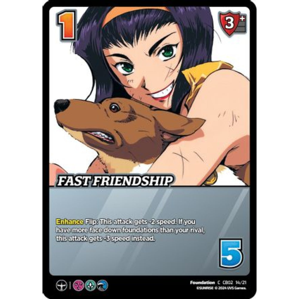 Fast Friendship, 14/21, C, UniVersus, Cowboy Bebop & Trigun Stampede