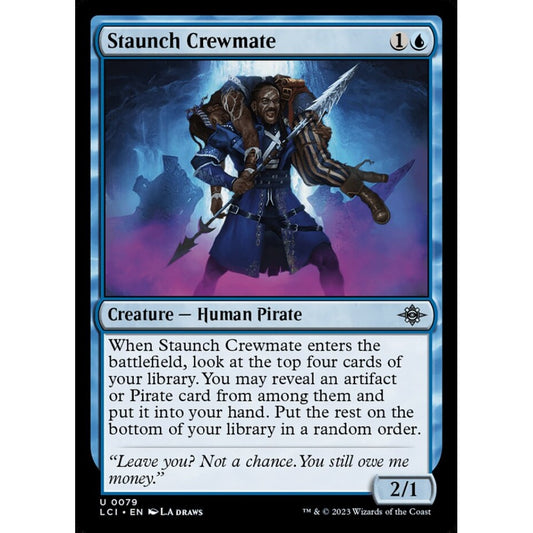 Staunch Crewmate uncommon 79 Magic the Gathering The Lost Caverns of Ixalan