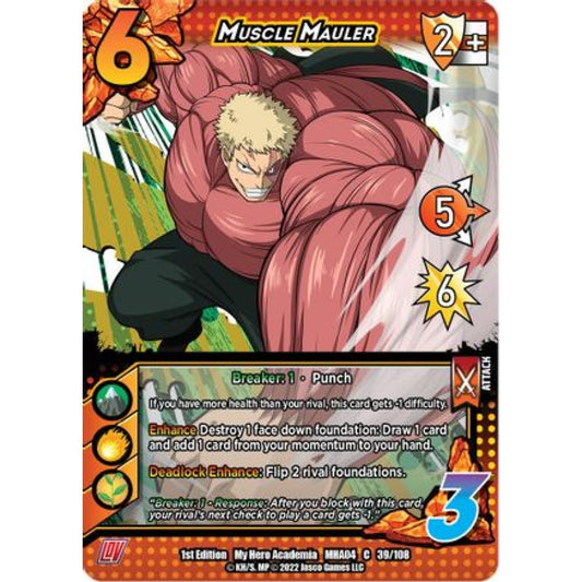 Muscle Mauler, 039/108, C, UniVersus, MHA04 League of Villains