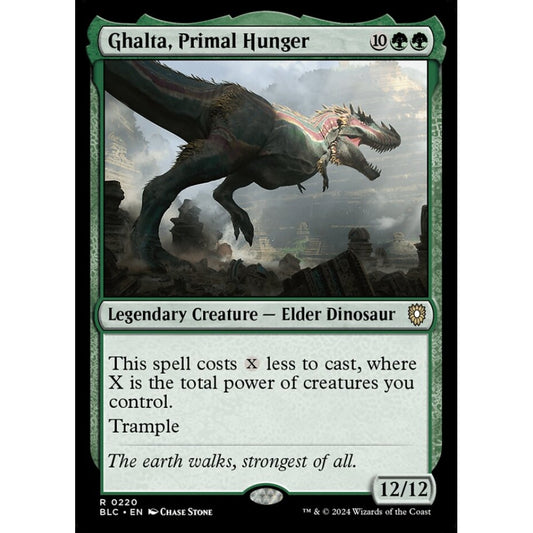 Ghalta, Primal Hunger, 220, rare, Magic: The Gathering, Bloomburrow