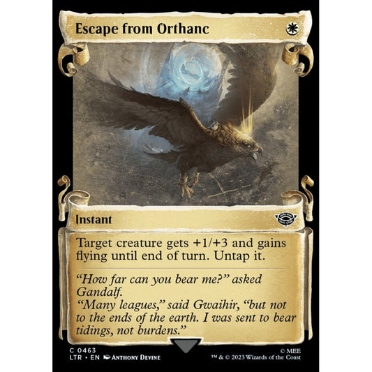 Escape from Orthanc, common, 463, Magic the Gathering, The Lord of the Rings: Tales of Middle-earth
