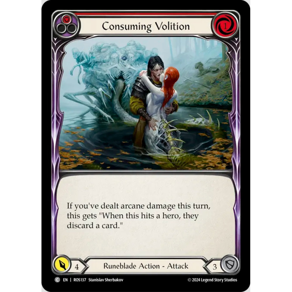 Consuming Volition, Red), Common, Flesh and Blood, Rosetta