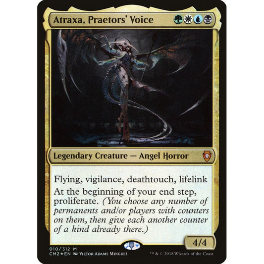 Atraxa, Praetors' Voice mythic 10 Magic the Gathering Commander Anthology Volume II