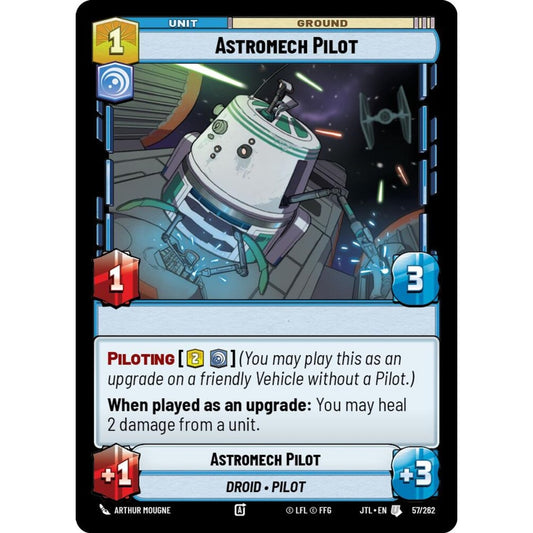Astromech Pilot, U, JTL 057), Star Wars Unlimited