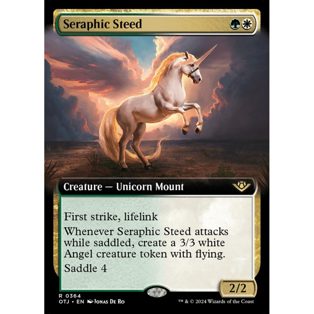 Seraphic Steed, 364, rare, Magic: The Gathering, Outlaws of Thunder Junction
