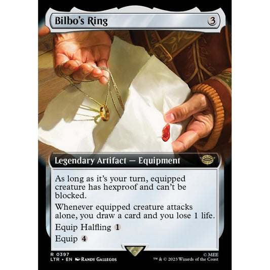 Bilbo's Ring, rare, 397, Magic the Gathering, The Lord of the Rings: Tales of Middle-earth