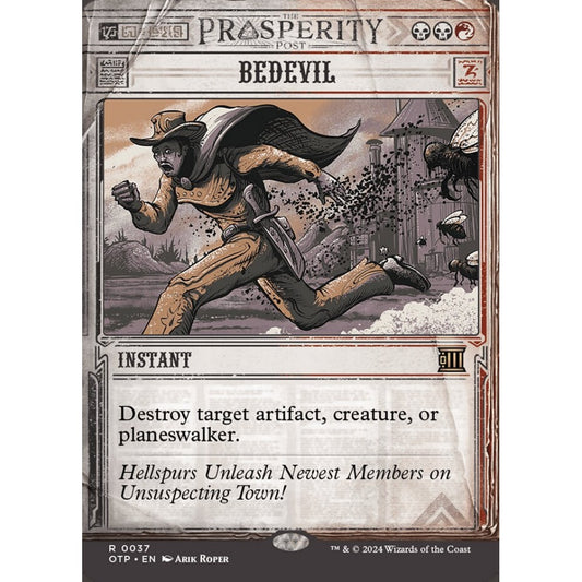 Bedevil, 37, rare, Magic: The Gathering, Outlaws of Thunder Junction