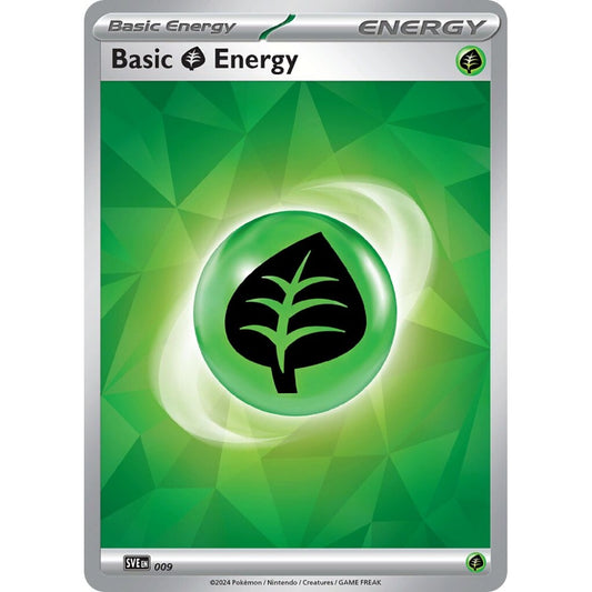 Basic Grass Energy Fixed 9 Pokemon Card Game Scarlet & Violet Energy