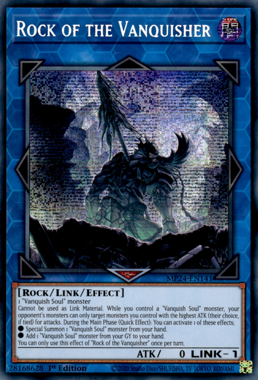 Rock of the Vanquisher WISU-EN022 Ultra Ultra Rare Yu-Gi-Oh Wild Survivors in Art