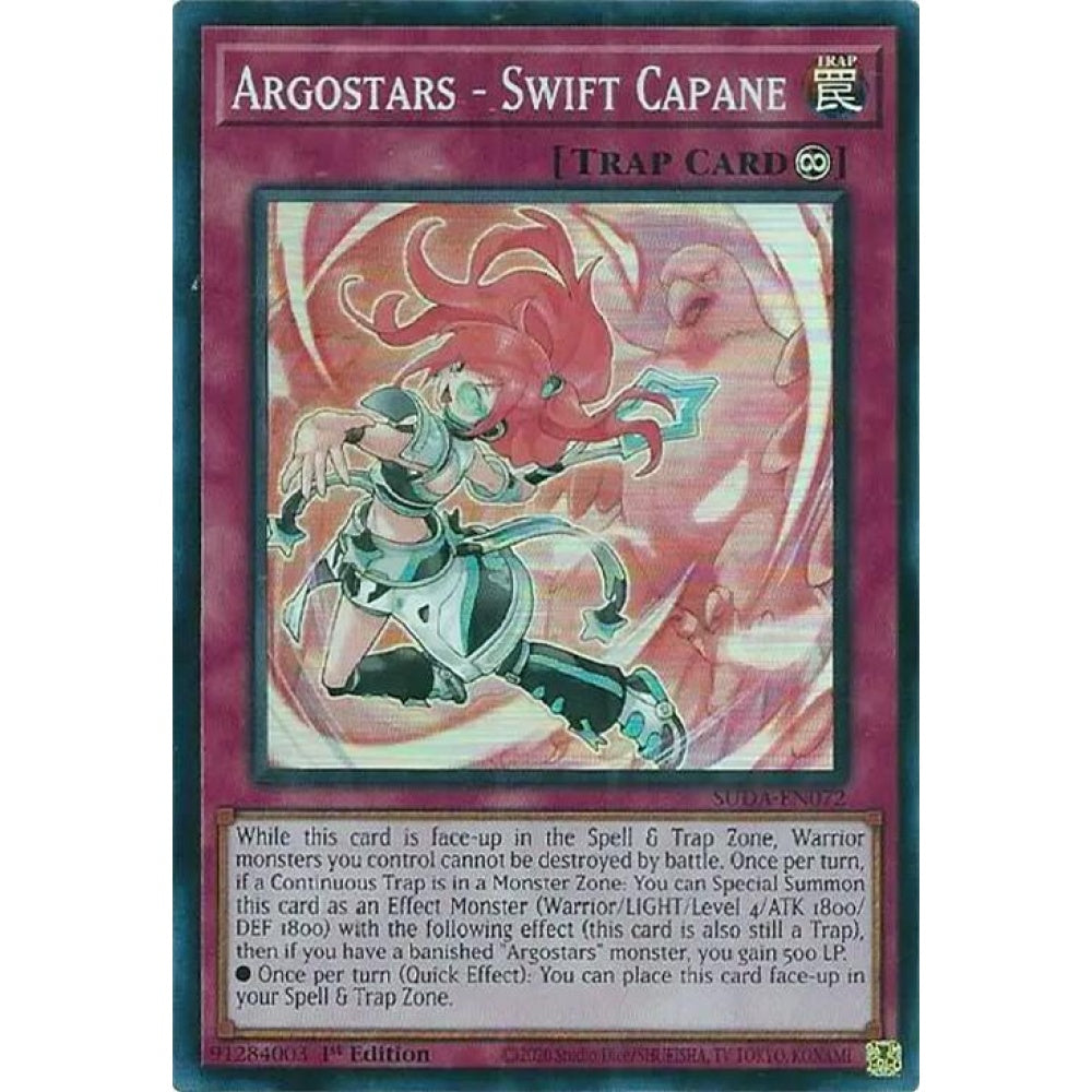 Argostars - Swift Capane SUDA-EN072 Super Yu-Gi-Oh Supreme Darkness