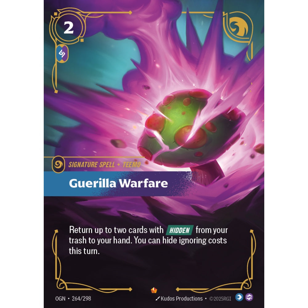Guerilla Warfare OGN-264/298 Riftbound Card Game Origins Epic