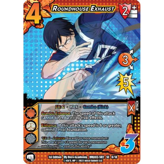 Roundhouse Exhaust, 8/18, SE, UniVersus, MHA03 Heroes Clash