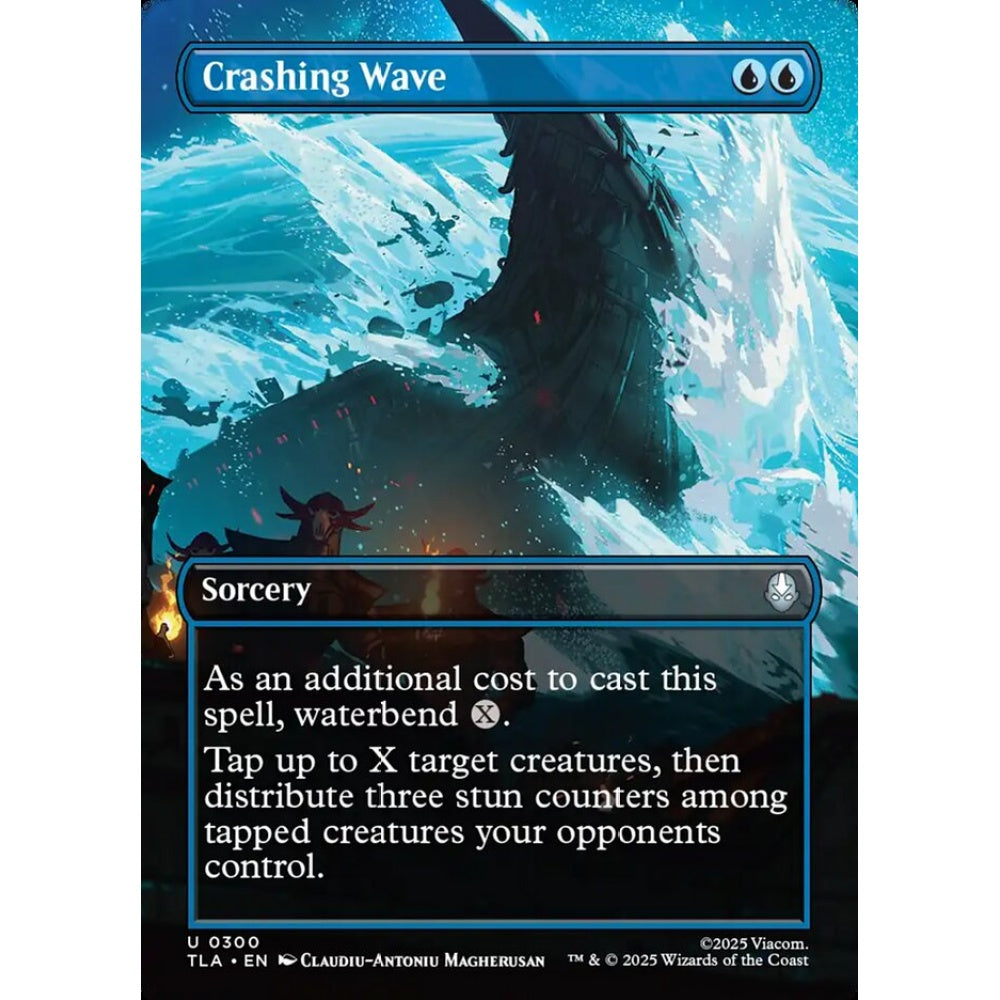 Crashing Wave uncommon 300 Magic the Gathering Avatar: The Last Airbender
