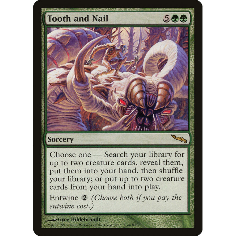 Tooth and Nail rare 134 Magic the Gathering Mirrodin