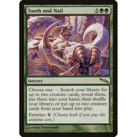 Tooth and Nail rare 134 Magic the Gathering Mirrodin