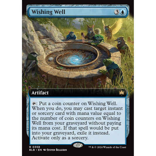 Wishing Well, 358, rare, Magic: The Gathering, Bloomburrow