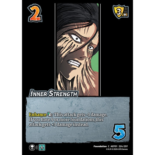 Inner Strength, 224/297, C, UniVersus, Attack on Titan: Battle for Humanity