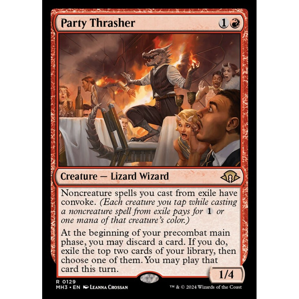 Party Thrasher, 129, rare, Magic: The Gathering, Modern Horizons 3