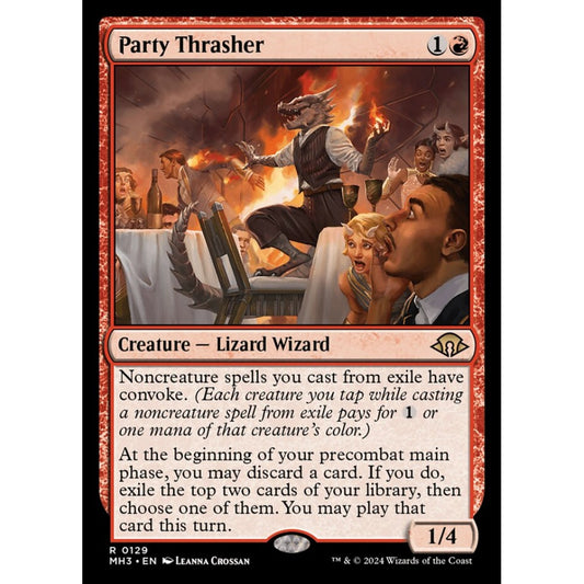 Party Thrasher, 129, rare, Magic: The Gathering, Modern Horizons 3