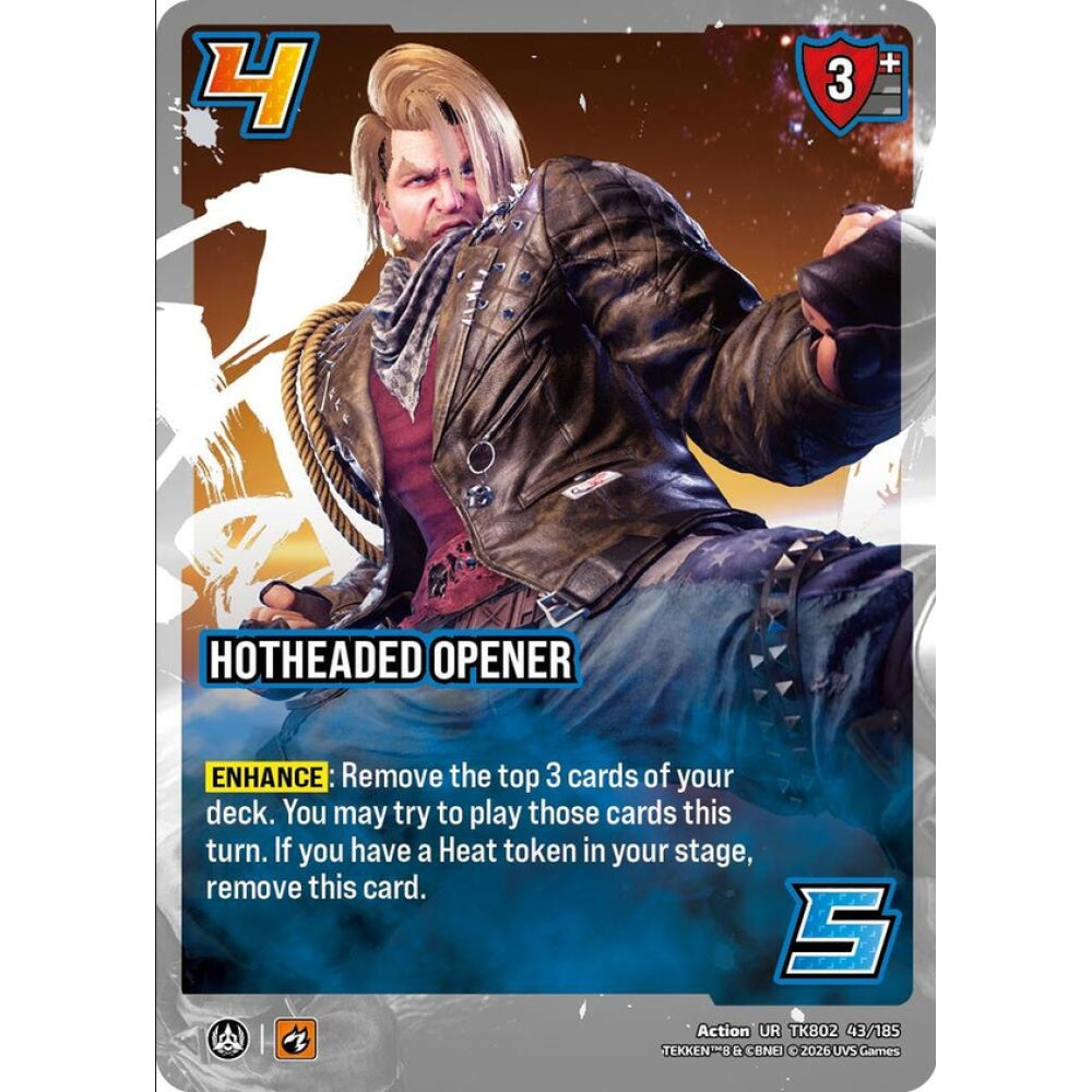 Hotheaded Opener 43/185 TK802 Universus Tekken 8 Action UR