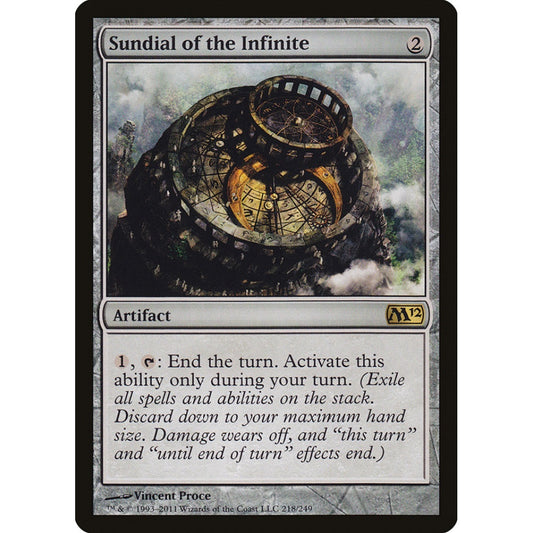 Sundial of the Infinite rare 218 Magic the Gathering Magic 2012