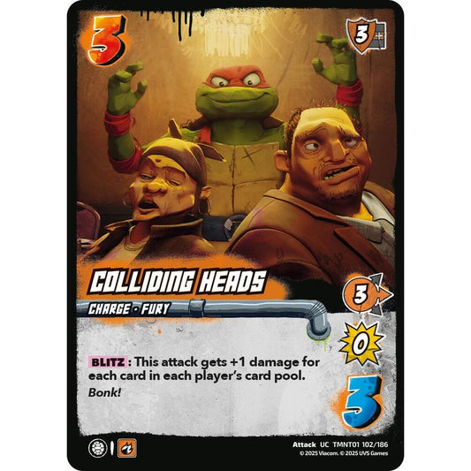 Colliding Heads 102/186 TMNT01 Universus Teenage Mutant Ninja Turtles Attack UC