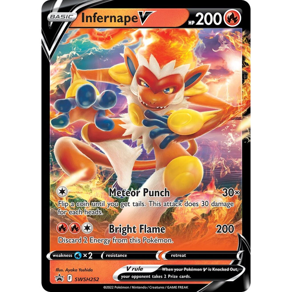 Infernape V Promo SWSH252 Pokemon Card Game Sword & Shield Promos