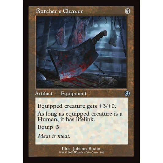 Butcher's Cleaver, 440, uncommon, Magic: The Gathering, Innistrad Remastered