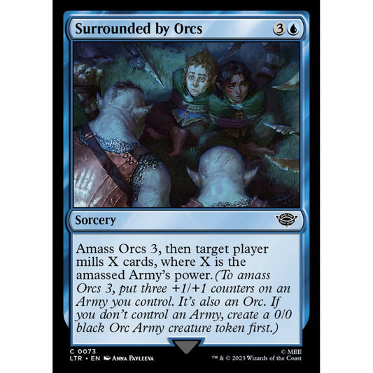 Surrounded by Orcs, common, 73, Magic the Gathering, The Lord of the Rings: Tales of Middle-earth