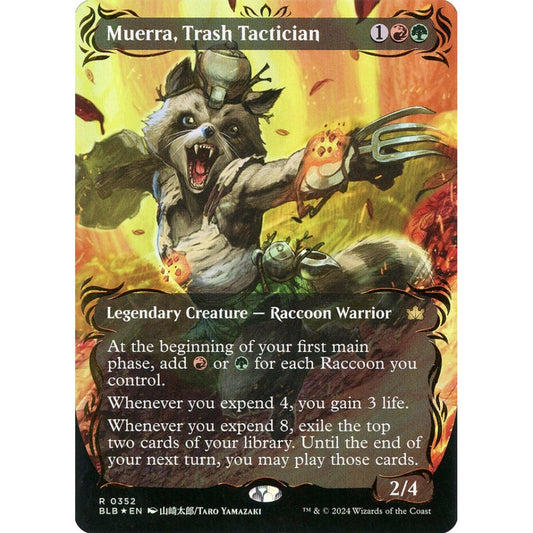 Muerra, Trash Tactician, 352, rare, Magic: The Gathering, Bloomburrow