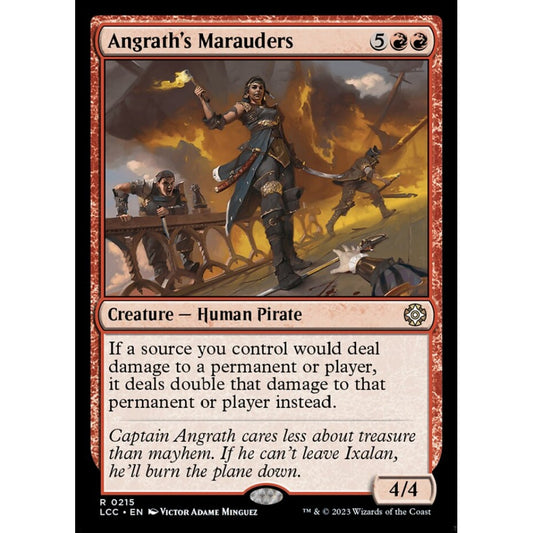 Angrath's Marauders, rare, 215, Magic the Gathering, The Lost Caverns of Ixalan Commander
