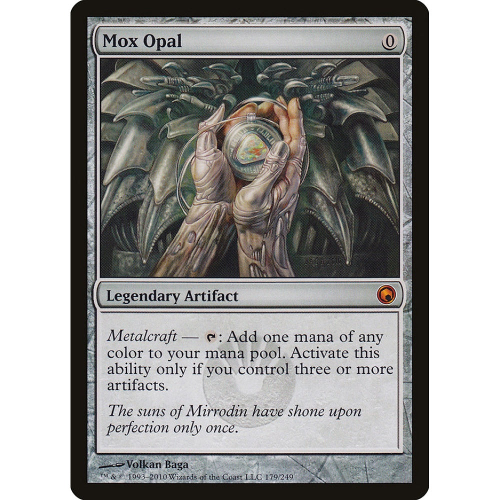 Mox Opal mythic 179 Magic the Gathering Scars of Mirrodin