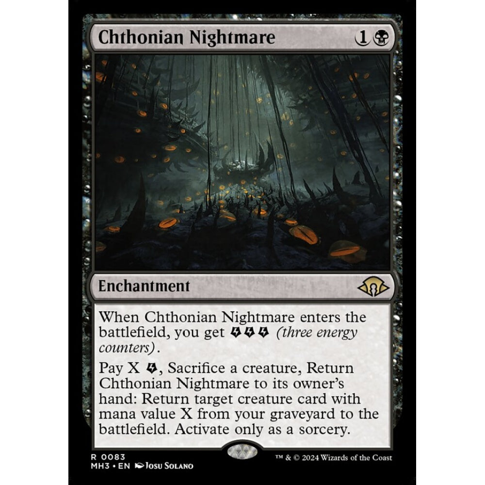Chthonian Nightmare, 83, rare, Magic: The Gathering, Modern Horizons 3