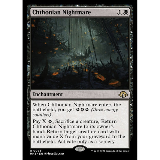Chthonian Nightmare, 83, rare, Magic: The Gathering, Modern Horizons 3