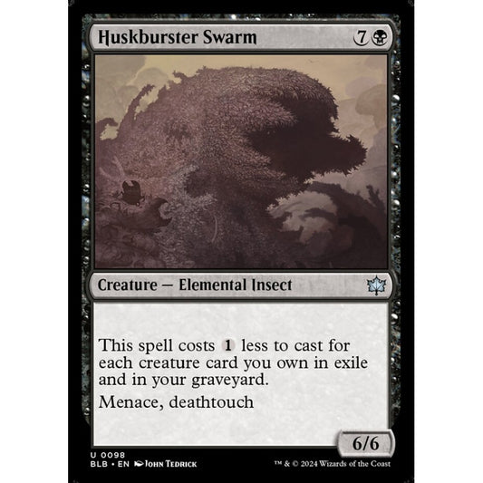 Huskburster Swarm, 98, uncommon, Magic: The Gathering, Bloomburrow