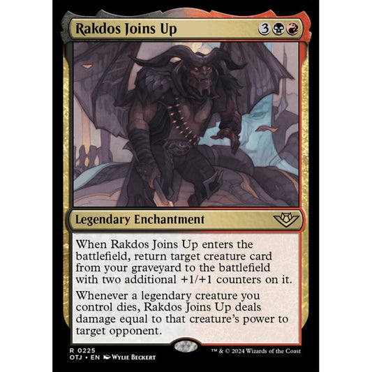 Rakdos Joins Up, 225, rare, Magic: The Gathering, Outlaws of Thunder Junction