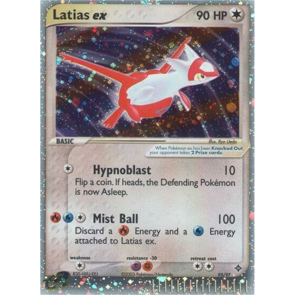 Latias ex Rare Holo ex 93/97 Pokemon Card Game EX Dragon