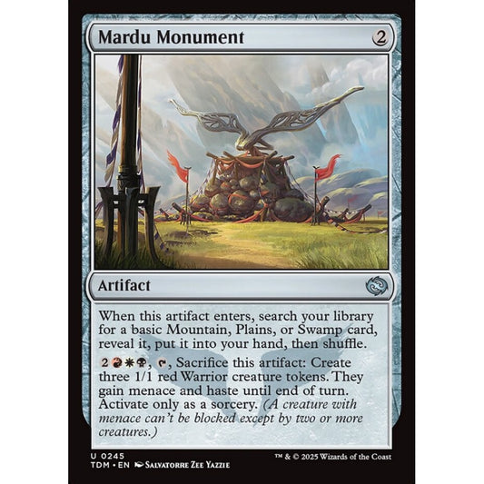 Mardu Monument uncommon 245 Magic the Gathering Tarkir: Dragonstorm