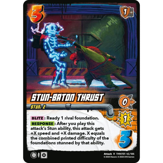 Stun-Baton Thrust 45/186 TMNT01 Universus Teenage Mutant Ninja Turtles Attack R