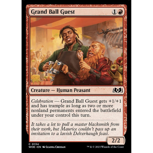 Grand Ball Guest, common, 134, Magic the Gathering, Wilds of Eldraine